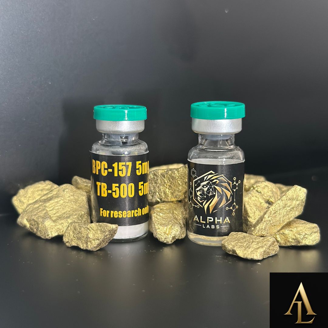 BPC-157 + TB-500 DUAL PEPTIDE RESEARCH COMPOUND (5 MG / 5 MG) Alpha Labs UK BPC-157 + TB-500 DUAL PEPTIDE RESEARCH COMPOUND (5 MG / 5 MG) Alpha Labs UK