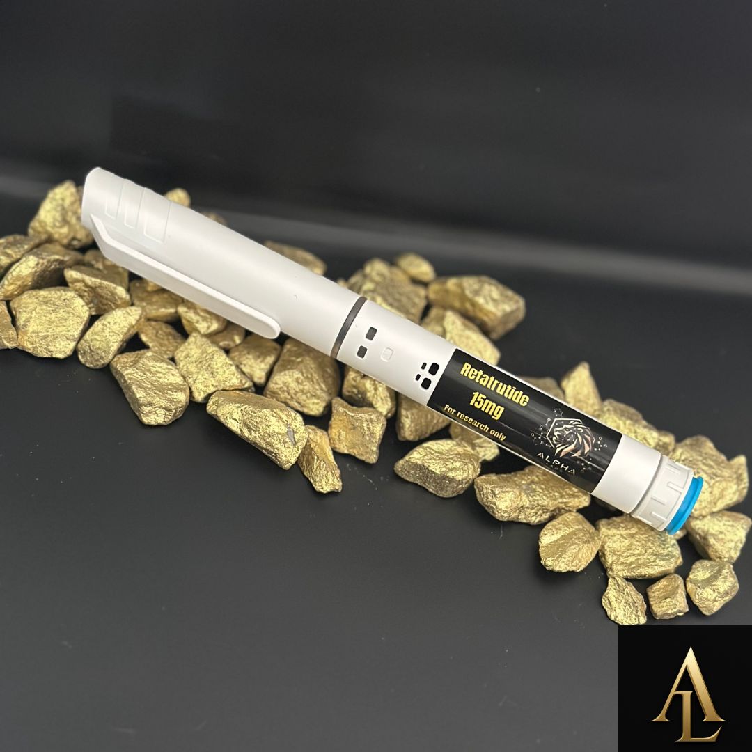 RETATRUTIDE RESEARCH PEPTIDE COMPOUND (15mg) Alpha Labs UK RETATRUTIDE RESEARCH PEPTIDE COMPOUND (15mg) Alpha Labs UK